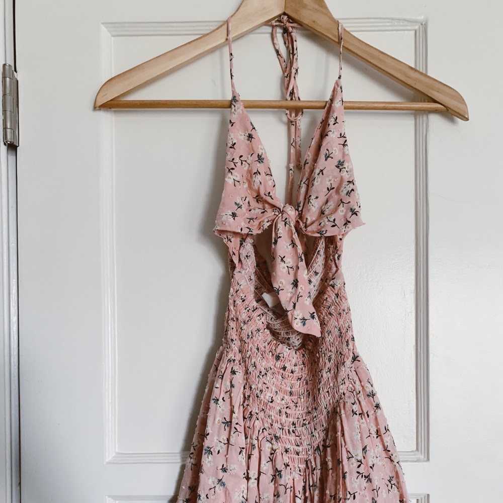 Planet Blue Earth Angel Romper (Cherry Blossom) XS